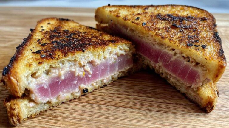 Grilled tuna sandwich