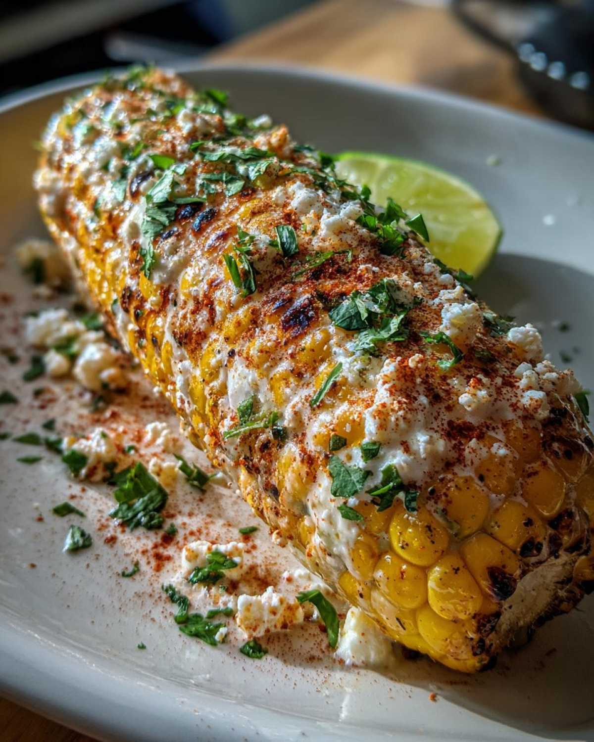 Instant Pot Mexican street corn - detail 3