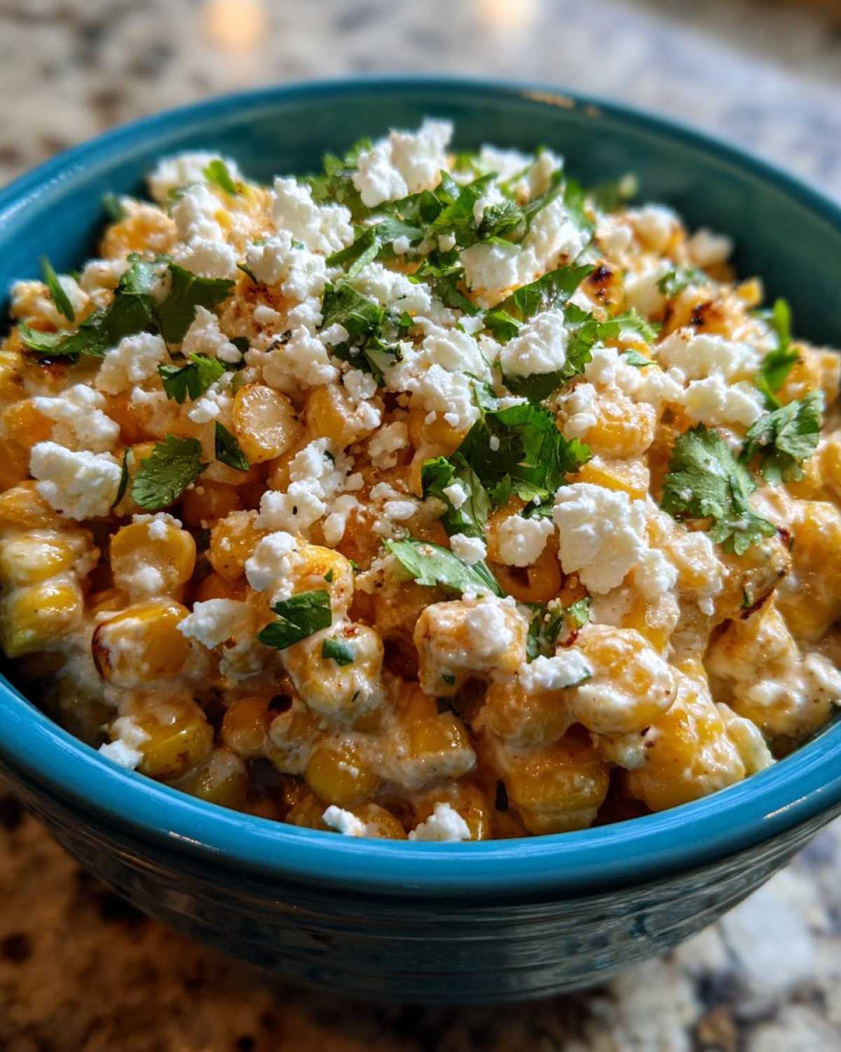 Mexican street corn bowl - detail 1