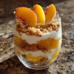 No-Bake Peach Cheesecake Parfaits