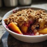 Peach & Blueberry Crisp