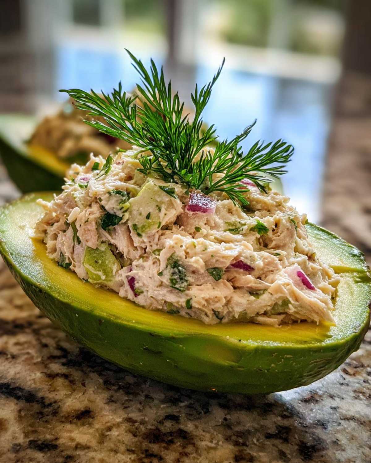 Tuna Stuffed Avocados (Keto & Low-Carb) - detail 4