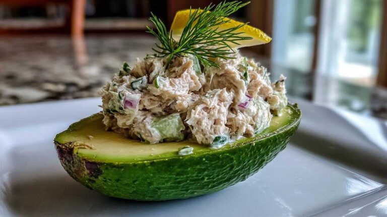 Tuna Stuffed Avocados (Keto & Low-Carb)