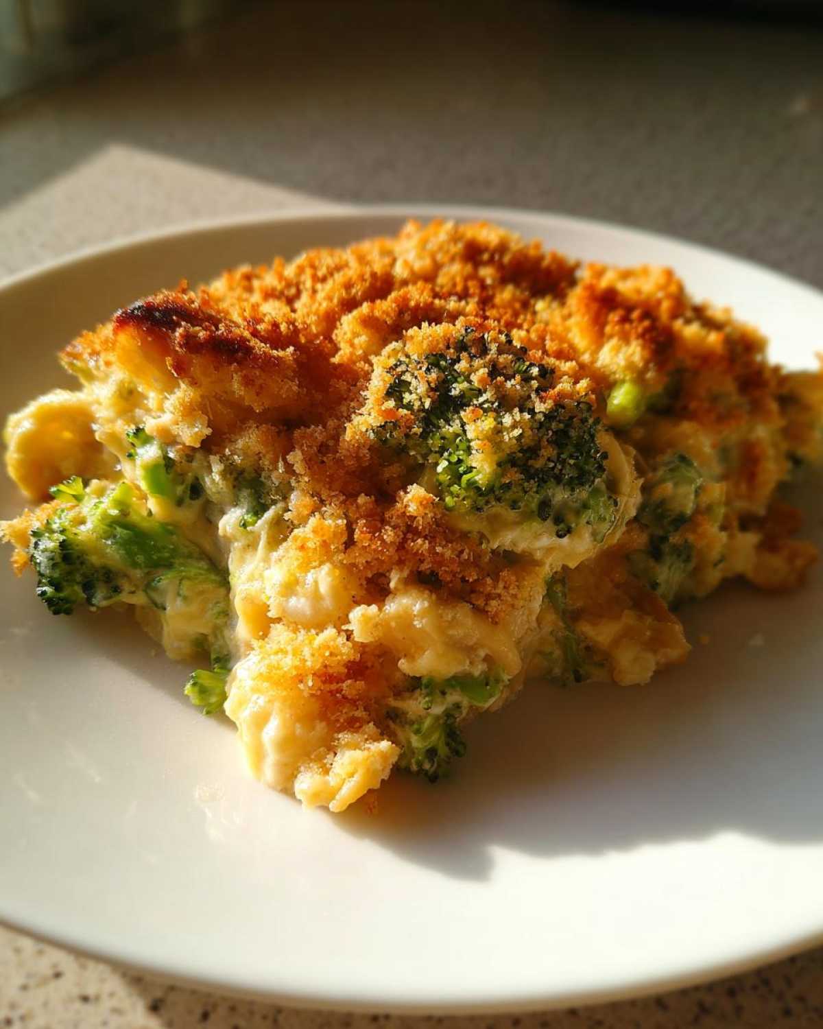 Tuna and broccoli casserole - detail 2