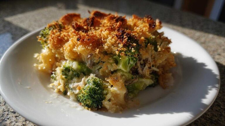 Tuna and broccoli casserole