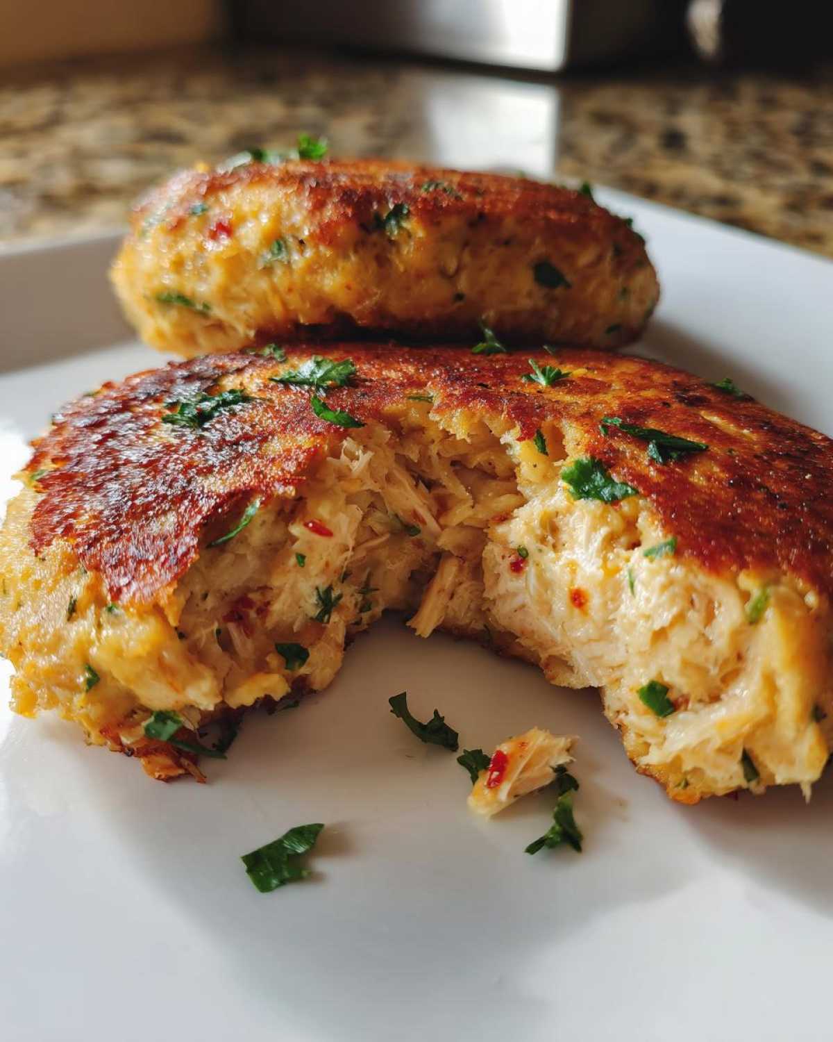 Tuna patties - detail 1