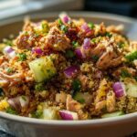 Tuna quinoa bowl