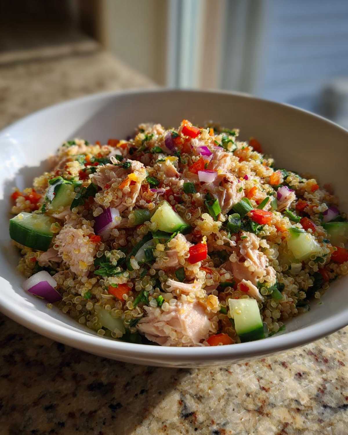 Tuna quinoa bowl - detail 4